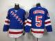 New York Rangers -5 Dan Girardi Blue Home Stitched NHL Jersey