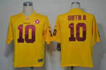 Nike Redskins -10 Robert Griffin III Yellow With 80TH Patch Stitched NFL Elite Jersey Nike Redskins -10 Robert Griffin III Yellow With 80TH Patch Stitched NFL Elite Jersey