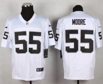 Nike Oakland Raiders #55 Sio Moore White Men's Stitched NFL Elite Jersey Nike Oakland Raiders #55 Sio Moore White Men's Stitched NFL Elite Jersey