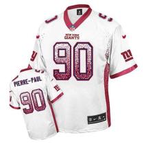 Nike New York Giants #90 Jason Pierre-Paul White Men's Stitched NFL Elite Drift Fashion Jersey Nike New York Giants #90 Jason Pierre-Paul White Men's Stitched NFL Elite Drift Fashion Jersey