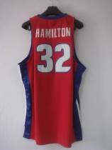 Detroit Pistons -32 Richard Hamilton Stitched Red NBA Jersey Detroit Pistons -32 Richard Hamilton Stitched Red NBA Jersey