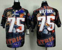 Nike New England Patriots -75 Vince Wilfork Team Color NFL Elite Fanatical Version Jersey Nike New England Patriots -75 Vince Wilfork Team Color NFL Elite Fanatical Version Jersey