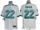 Nike Dolphins -22 Reggie Bush White Stitched NFL Limited Jersey
