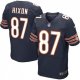 NEW Chicago Bears -87 Domenik Hixon Navy Blue Team Color NFL Elite Jersey
