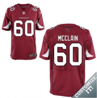 Nike Arizona Cardinals -60 Mcclain Jersey Red Elite Home Jersey