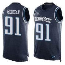 Nike Tennessee Titans -91 Derrick Morgan Navy Blue Alternate Stitched NFL Limited Tank Top Jersey Nike Tennessee Titans -91 Derrick Morgan Navy Blue Alternate Stitched NFL Limited Tank Top Jersey