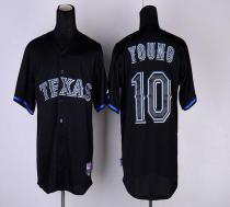 Texas Rangers #10 Michael Young Black Fashion Stitched MLB Jersey Texas Rangers #10 Michael Young Black Fashion Stitched MLB Jersey