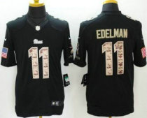 Nike New England Patriots -11 Julian Edelman Black Stitched NFL Limited Salute to Service Jersey Nike New England Patriots -11 Julian Edelman Black Stitched NFL Limited Salute to Service Jersey