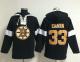 Boston Bruins -33 Zdeno Chara Black NHL Pullover Hoodie