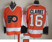 Philadelphia Flyers -16 Bobby Clarke Orange Autographed Stitched NHL Jersey Philadelphia Flyers -16 Bobby Clarke Orange Autographed Stitched NHL Jersey