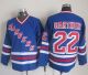 New York Rangers -22 Mike Gartner Blue CCM Heroes of Hockey Alumni Stitched NHL Jersey