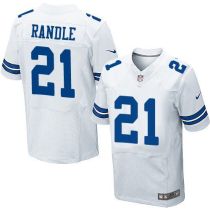 Nike Dallas Cowboys #21 Joseph Randle White Men's Stitched NFL Elite Jersey