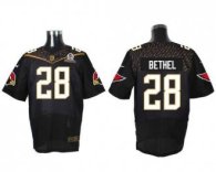 Nike Arizona Cardinals -28 Justin Bethel Black 2016 Pro Bowl Men's Stitched NFL Elite Jersey