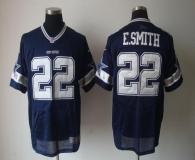 Nike Dallas Cowboys #22 Emmitt Smith Navy Blue Team Color Men's Stitched NFL Elite Jersey