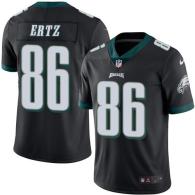 Nike Eagles -86 Zach Ertz Black Stitched NFL Color Rush Limited Jersey