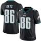 Nike Eagles -86 Zach Ertz Black Stitched NFL Color Rush Limited Jersey