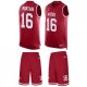 49ers #16 Joe Montana Red Team Color Stitched NFL Limited Tank Top Suit Jersey