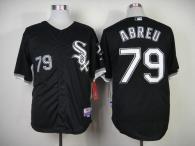 Chicago White Sox -79 Jose Abreu Black Cool Base Stitched MLB Jersey