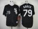 Chicago White Sox -79 Jose Abreu Black Cool Base Stitched MLB Jersey