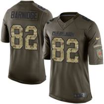 Nike Cleveland Browns -82 Gary Barnidge Green Stitched NFL Limited Salute to Service Jersey