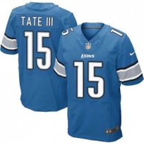 2014 NFL Draft NFL Detroit Lions -15 Golden Tate III Team Color Blue Elite Jersey 2014 NFL Draft NFL Detroit Lions -15 Golden Tate III Team Color Blue Elite Jersey