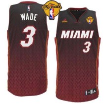 Miami Heat -3 Dwyane Wade Black Resonate Fashion Swingman Finals Patch Stitched NBA Jersey Miami Heat -3 Dwyane Wade Black Resonate Fashion Swingman Finals Patch Stitched NBA Jersey
