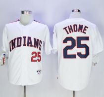 Cleveland Indians -25 Jim Thome White 1978 Turn Back The Clock Stitched MLB Jersey Cleveland Indians -25 Jim Thome White 1978 Turn Back The Clock Stitched MLB Jersey