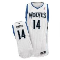 Revolution 30 Minnesota Timberwolves -14 Nikola Pekovic White Stitched NBA Jersey