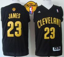 Cleveland Cavaliers -23 LeBron James Black Fashion The Finals Patch Stitched NBA Jersey Cleveland Cavaliers -23 LeBron James Black Fashion The Finals Patch Stitched NBA Jersey
