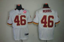 Nike Redskins -46 Alfred Morris White With 80TH Patch Stitched NFL Elite Jersey Nike Redskins -46 Alfred Morris White With 80TH Patch Stitched NFL Elite Jersey
