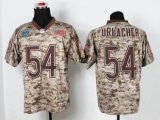 NEW Chicago Bears -54 Brian Urlacher Camo NFL Elite USMC Jersey(USA)