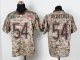 NEW Chicago Bears -54 Brian Urlacher Camo NFL Elite USMC Jersey(USA)