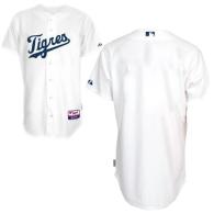 Detroit Tigers Blank White Home  Los Tigres  Stitched MLB Jersey