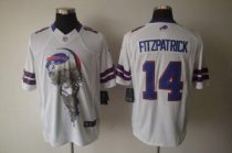 Nike Bills -14 Ryan Fitzpatrick White Stitched NFL Helmet Tri-Blend Limited Jersey Nike Bills -14 Ryan Fitzpatrick White Stitched NFL Helmet Tri-Blend Limited Jersey