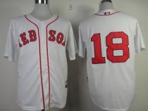 Boston Red Sox #18 Shane Victorino White Cool Base Stitched MLB Jersey Boston Red Sox #18 Shane Victorino White Cool Base Stitched MLB Jersey