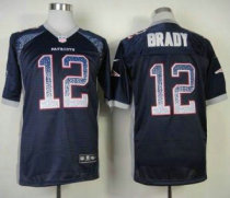 New England Patriots -12 Tom Brady Navy Blue Team Color NFL Elite Drift Fashion Jersey New England Patriots -12 Tom Brady Navy Blue Team Color NFL Elite Drift Fashion Jersey