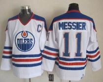 Edmonton Oilers -11 Mark Messier White CCM Throwback Stitched NHL Jersey Edmonton Oilers -11 Mark Messier White CCM Throwback Stitched NHL Jersey