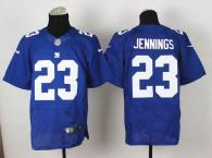 Nike New York Giants #23 Rashad Jennings Royal Blue Team Color Men's Stitched NFL Elite Jersey