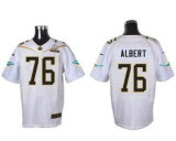 Nike Miami Dolphins -76 Branden Albert White 2016 Pro Bowl Stitched NFL Elite Jersey