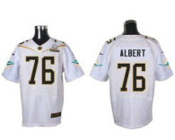 Nike Miami Dolphins -76 Branden Albert White 2016 Pro Bowl Stitched NFL Elite Jersey