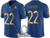 MINNESOTA VIKINGS -22 HARRISON SMITH NFC 2017 PRO BOWL BLUE GOLD LIMITED JERSEY