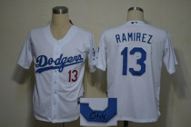 Autographed MLB Los Angeles Dodgers -13 Hanley Ramirez White Cool Base Stitched Jersey Autographed MLB Los Angeles Dodgers -13 Hanley Ramirez White Cool Base Stitched Jersey