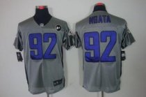 Nike Ravens -92 Haloti Ngata Grey Shadow With Art Patch Men Stitched NFL Elite Jersey Nike Ravens -92 Haloti Ngata Grey Shadow With Art Patch Men Stitched NFL Elite Jersey