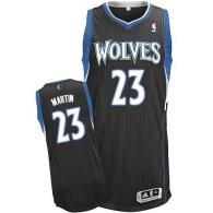 Revolution 30 Minnesota Timberwolves -23 Kevin Martin Black Stitched NBA Jersey