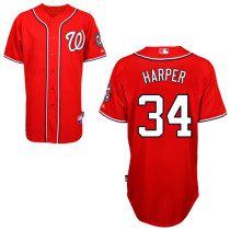 Washington Nationals #34 Bryce Harper Red Cool Base Stitched MLB Jersey Washington Nationals #34 Bryce Harper Red Cool Base Stitched MLB Jersey