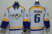 Nashville Predators -6 Shea Weber White Road Stitched NHL Jersey Nashville Predators -6 Shea Weber White Road Stitched NHL Jersey