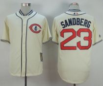 Chicago Cubs -23 Ryne Sandberg Cream 1929 Turn Back The Clock Stitched MLB Jersey Chicago Cubs -23 Ryne Sandberg Cream 1929 Turn Back The Clock Stitched MLB Jersey