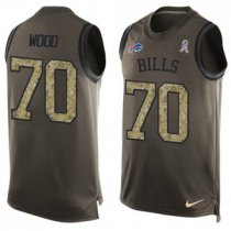 Nike Bills -70 Eric Wood Green Stitched NFL Limited Salute To Service Tank Top Jersey Nike Bills -70 Eric Wood Green Stitched NFL Limited Salute To Service Tank Top Jersey