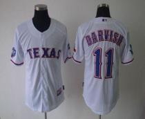 Texas Rangers #11 Yu Darvish White 40th Anniversary Patch Cool Base Stitched MLB Jersey Texas Rangers #11 Yu Darvish White 40th Anniversary Patch Cool Base Stitched MLB Jersey