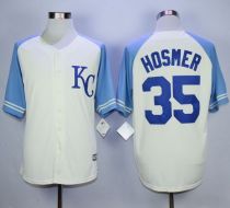 Kansas City Royals -35 Eric Hosmer Cream Exclusive Vintage Stitched MLB Jersey Kansas City Royals -35 Eric Hosmer Cream Exclusive Vintage Stitched MLB Jersey